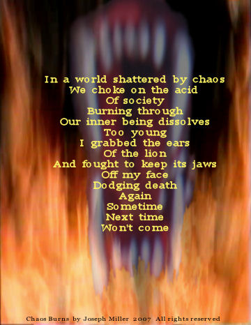 chaos burn poem